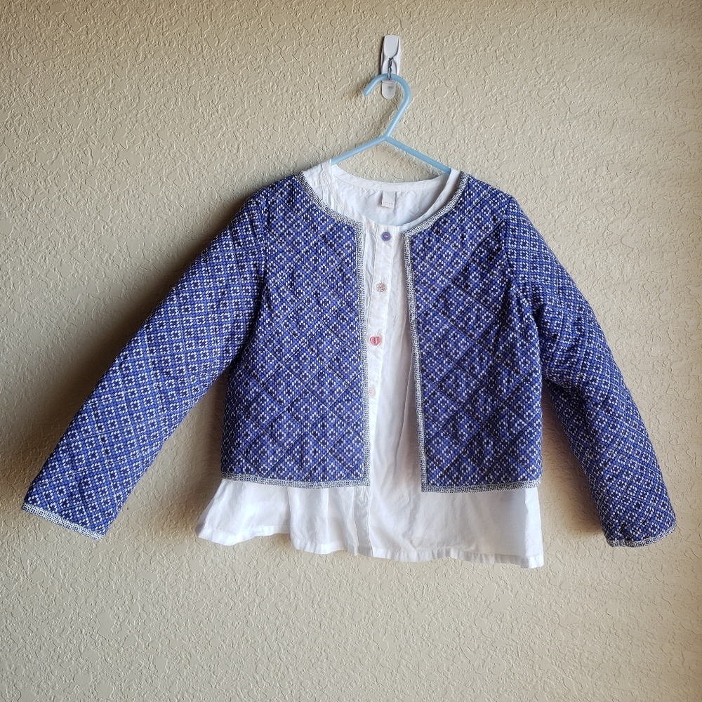 Esprit Two Piece Quilted Jacket Cotton Shirt 4/5